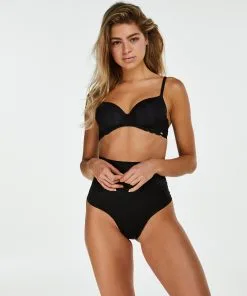 Formender Scuba-Tanga Mit Hoher Taille - Level 3 - Schwarz 7 Formender Scuba-Tanga Mit Hoher Taille - Level 3 - Schwarz -Strings & Boxerstrings Shop 161240 1