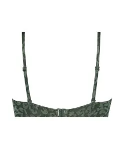 Vorgeformtes Push-up Bügel-Bikiniobertei Tonal Leo Cup A - E - Grün -Strings & Boxerstrings Shop 171906 6