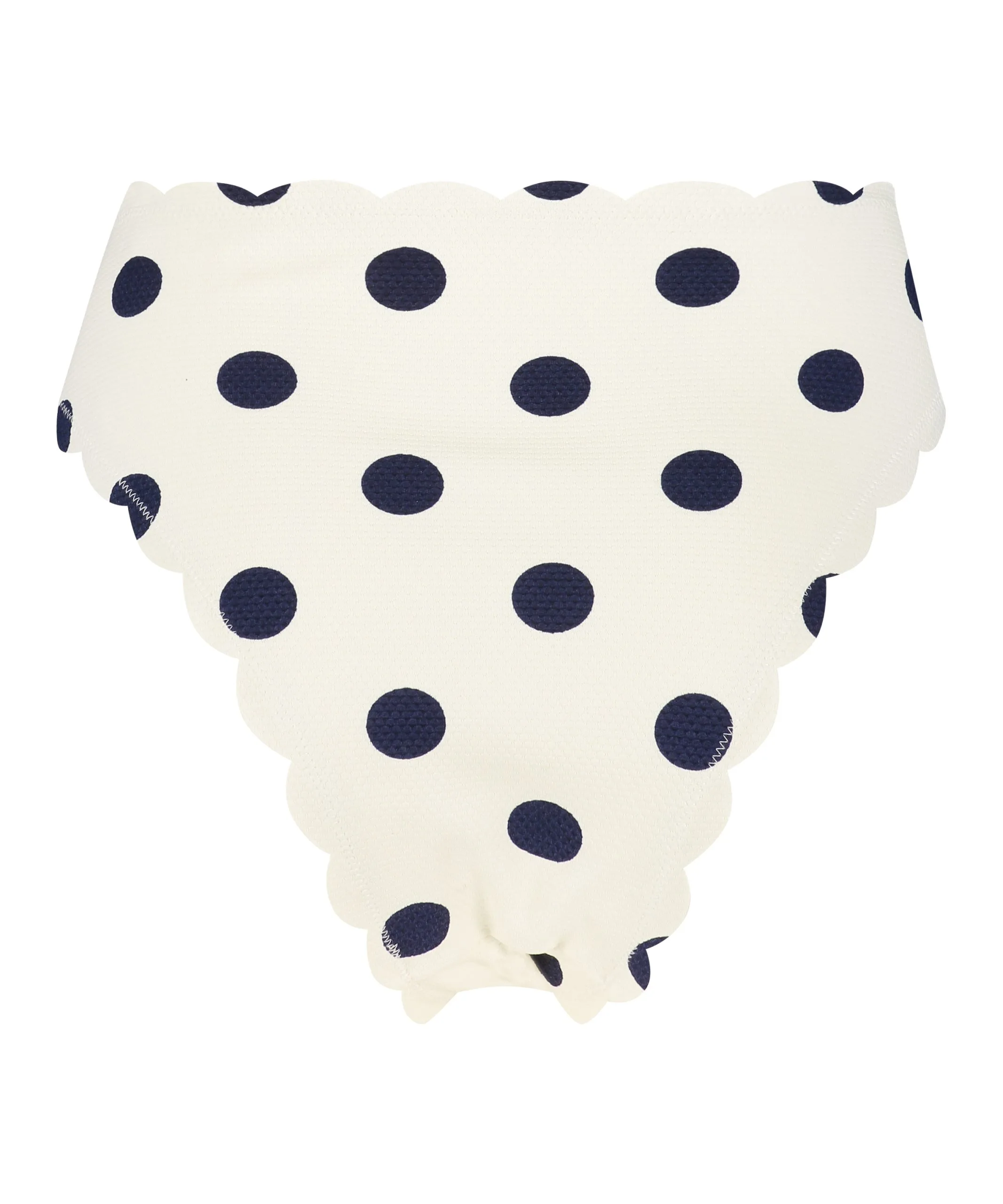 Bikini-Slip Mit Hohem Beinausschnitt Scallop - Weiß 7 Bikini-Slip Mit Hohem Beinausschnitt Scallop - Weiß - Image 5