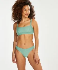 Bikini Crop Top Sienna - Grün -Strings & Boxerstrings Shop 177037 3