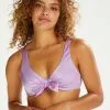 Vorgeformtes Bikini-Top Luxe Shine - Lila -Strings & Boxerstrings Shop 177047 1