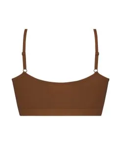 ﻿Strappy Bralette - Braun -Strings & Boxerstrings Shop 185083 6