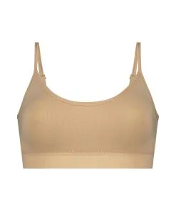 ﻿Strappy Bralette - Beige -Strings & Boxerstrings Shop 185088 5