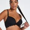 Vorgeformtes Bügel-Bikinitop Scallop - Schwarz -Strings & Boxerstrings Shop 191273 1