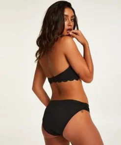 Rio Bikini-Slip Scallop - Schwarz 9 Rio Bikini-Slip Scallop - Schwarz -Strings & Boxerstrings Shop 191274 4