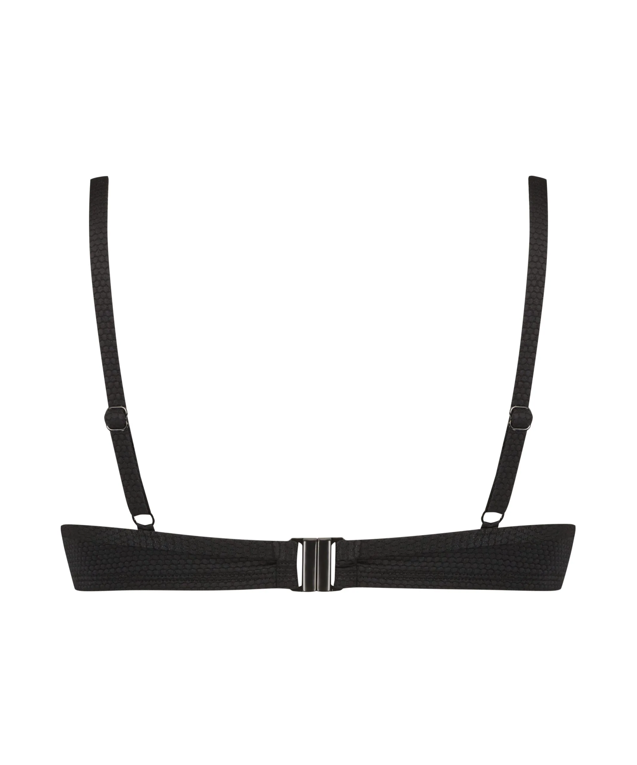 Nicht Vorgeformtes Bügel-Bikini-Top Scallop - Schwarz 8 Nicht Vorgeformtes Bügel-Bikini-Top Scallop - Schwarz - Image 6