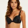 Vorgeformtes Bügel-Bikinitop Luxe Cup E + - Schwarz -Strings & Boxerstrings Shop 191515 1