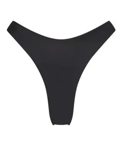 Hoch Ausgeschnittener Bikini-Slip Luxe - Schwarz -Strings & Boxerstrings Shop 191516 5