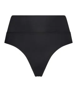 Bikini-Slip Mit Hoher Passform Luxe - Schwarz -Strings & Boxerstrings Shop 191519 5
