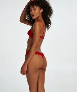 Extra Niedriger V-String Elliena - Rot -Strings & Boxerstrings Shop 194037 4