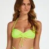 Bikini-Crop-Top Ruched Glow - Gelb -Strings & Boxerstrings Shop 198288 1