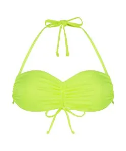 Bikini-Crop-Top Ruched Glow - Gelb -Strings & Boxerstrings Shop 198288 5