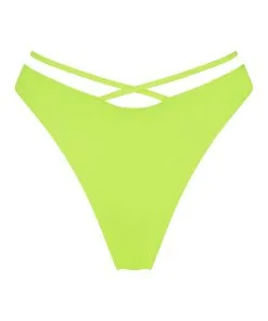 Hoch Ausgeschnittener Bikini-Slip Glow - Gelb 10 Hoch Ausgeschnittener Bikini-Slip Glow - Gelb -Strings & Boxerstrings Shop 198289 5