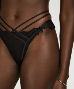 String Fleur Nyakim - Schwarz -Strings & Boxerstrings Shop 199014 2