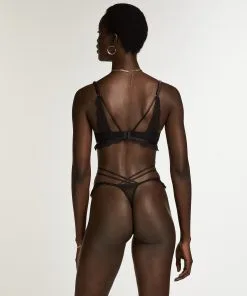 String Fleur Nyakim - Schwarz -Strings & Boxerstrings Shop 199014 4