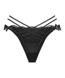 String Fleur Nyakim - Schwarz -Strings & Boxerstrings Shop 199014 5