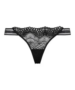 Mini-String Cassie - Schwarz -Strings & Boxerstrings Shop 199704 5