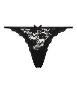 Mini Tangastring - Schwarz -Strings & Boxerstrings Shop 199716 5