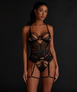 Bustier Roxanne - Schwarz -Strings & Boxerstrings Shop 199878 3