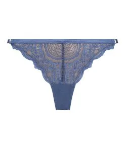 High Leg Thong Lotta - Blau -Strings & Boxerstrings Shop 200095 5