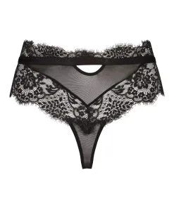 Hoher Brazilian Cynthia - Schwarz 11 Hoher Brazilian Cynthia - Schwarz -Strings & Boxerstrings Shop 200160 6