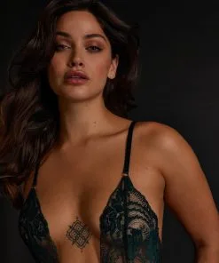 Private Body Offenem Schritt Brandy - Grün -Strings & Boxerstrings Shop 200259 2