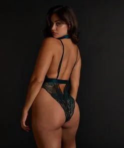 Private Body Offenem Schritt Brandy - Grün -Strings & Boxerstrings Shop 200259 4