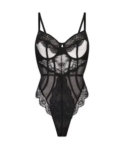 Body Mit Unterbrust-Bügel Brie - Schwarz 10 Body Mit Unterbrust-Bügel Brie - Schwarz -Strings & Boxerstrings Shop 200799 5