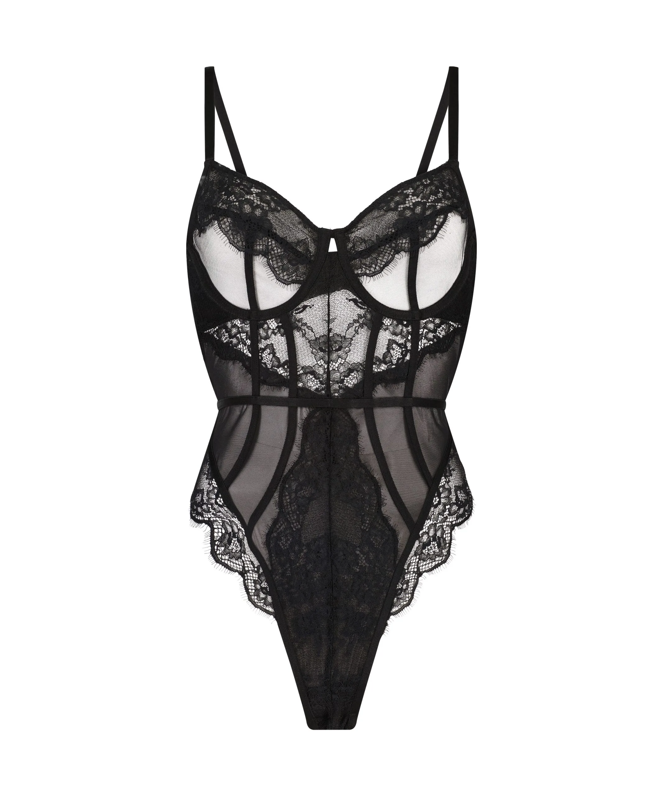 Body Mit Unterbrust-Bügel Brie - Schwarz 6 Body Mit Unterbrust-Bügel Brie - Schwarz - Image 4