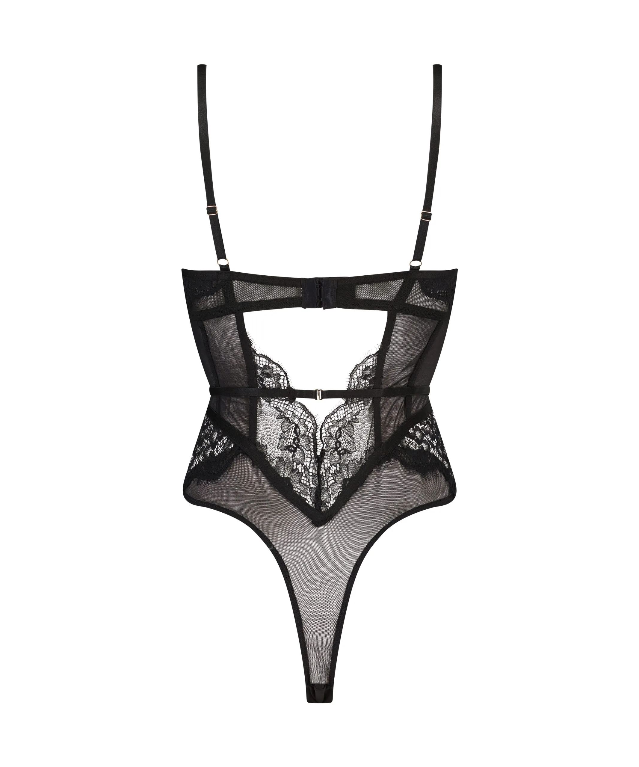 Body Mit Unterbrust-Bügel Brie - Schwarz 7 Body Mit Unterbrust-Bügel Brie - Schwarz - Image 5