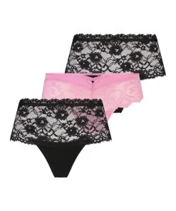 3er-Pack Hoher Boxerstring Amaka - Schwarz -Strings & Boxerstrings Shop 200817 5