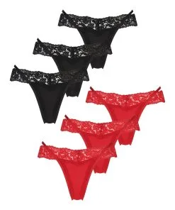2er-Pack Extra Niedriger V-String Elliena - Schwarz -Strings & Boxerstrings Shop 200836 5