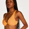 Unwattiertes Bügel-Bikini-Top Scallop - Orange -Strings & Boxerstrings Shop 200881 1