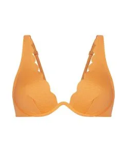 Unwattiertes Bügel-Bikini-Top Scallop - Orange -Strings & Boxerstrings Shop 200881 5