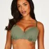 Vorgeformtes Bügel-Bikini-Oberteil Scallop - Grün 1 Vorgeformtes Bügel-Bikini-Oberteil Scallop - Grün -Strings & Boxerstrings Shop 200883 1