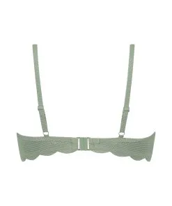 Vorgeformtes Bügel-Bikini-Oberteil Scallop - Grün -Strings & Boxerstrings Shop 200883 6