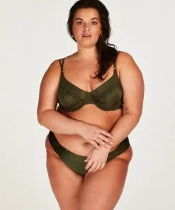 Unwattiertes Bügel-Bikini-Oberteil Crete - Grün -Strings & Boxerstrings Shop 200890 12