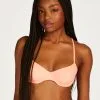 Unwattiertes Bügel-Bikini-Top Gili Rib - Orange -Strings & Boxerstrings Shop 200901 1