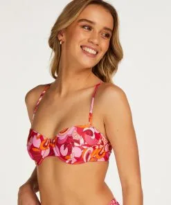 Unwattiertes Bügel-Bikini-Top Miami - Rosa