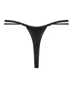 Tanga Domenica Mit Hohem Bein - Schwarz -Strings & Boxerstrings Shop 200977 6
