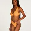 Hoch Ausgeschnittener Bikini-Slip Scallop - Orange -Strings & Boxerstrings Shop 201259 1