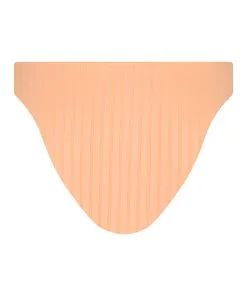 Bikini-Unterteil Mit Hohem Beinausschnitt Gili Rib - Orange -Strings & Boxerstrings Shop 201272 6