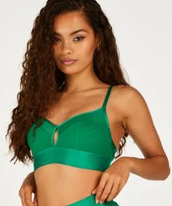 Bralette Mesh-Gewebe Flexing - Grün