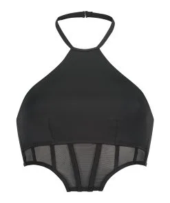 Halter-Bralette Flawless - Schwarz -Strings & Boxerstrings Shop 201306 5