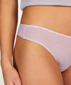 Invisible String Stripe Mesh - Lila -Strings & Boxerstrings Shop 201398 2