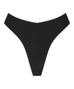 Hoch Ausgeschnittener String Invisible - Schwarz 13 Hoch Ausgeschnittener String Invisible - Schwarz -Strings & Boxerstrings Shop 201400 5