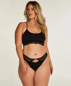 Hoch Ausgeschnittener String Katie - Schwarz -Strings & Boxerstrings Shop 201424 12