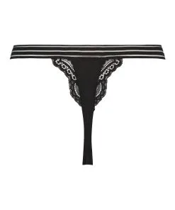 Hochgeschnittener String Sully - Schwarz -Strings & Boxerstrings Shop 201866 6