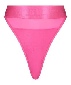 Hoch Geschnittener String Glossy - Rosa -Strings & Boxerstrings Shop 202290 5