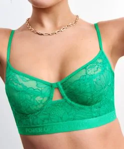 Unwattierter Longline Bügel - Grün